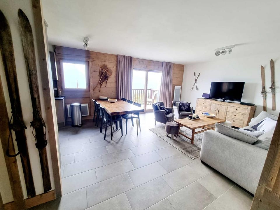 Appartement Duplex 8 pers avec piscine et parking, Les Saisies - FR-1-293-370 Apartment in Villard-sur-Doron