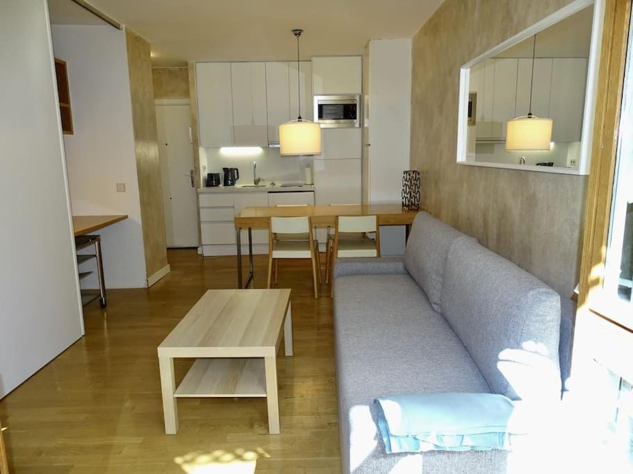 Kitchen or kitchenette, Living room, Dining area