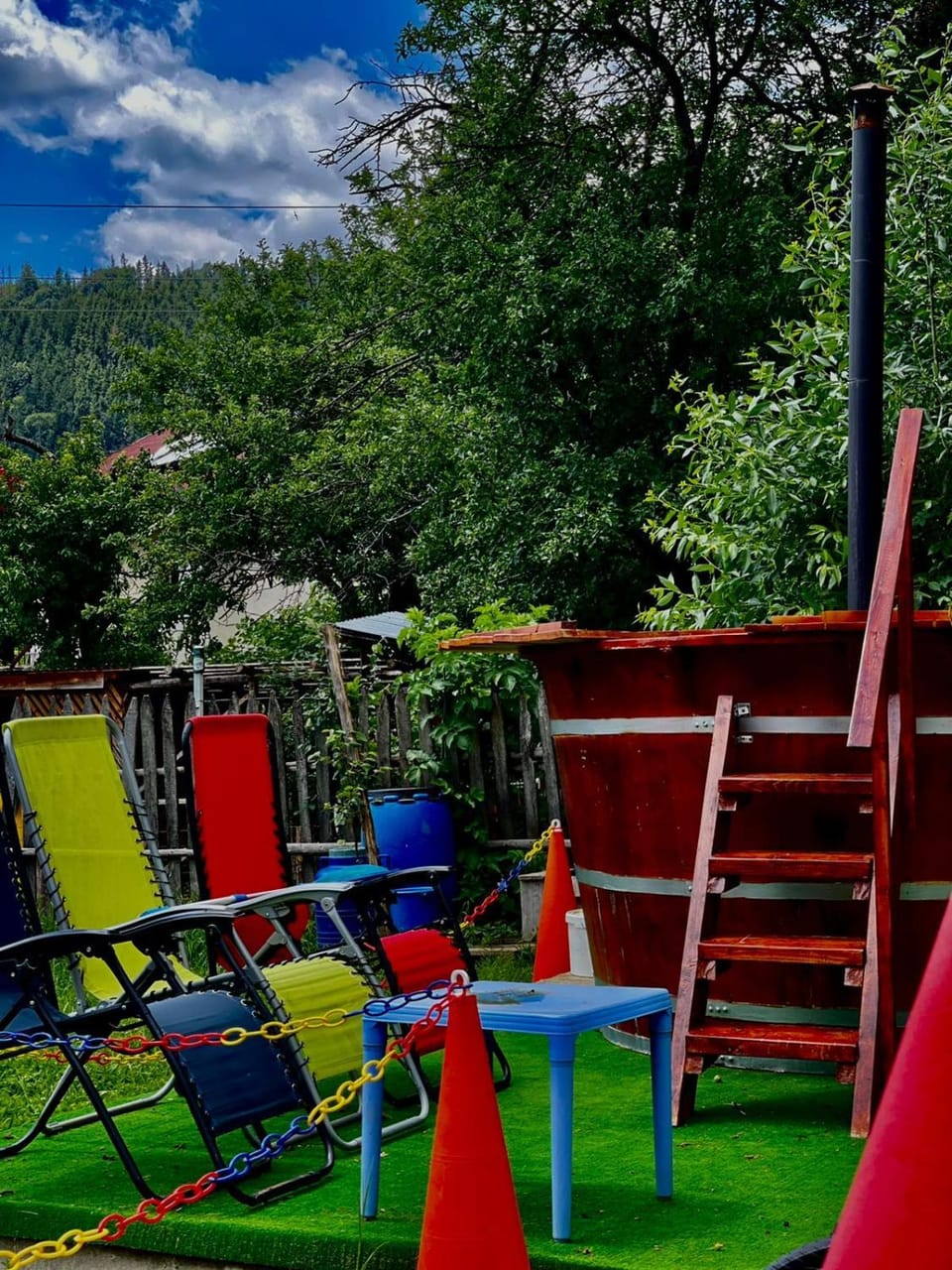 Garden, sunbed