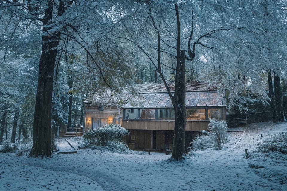 Architectural Woodland Spa Estate - 2 Hot Tubs House in England
