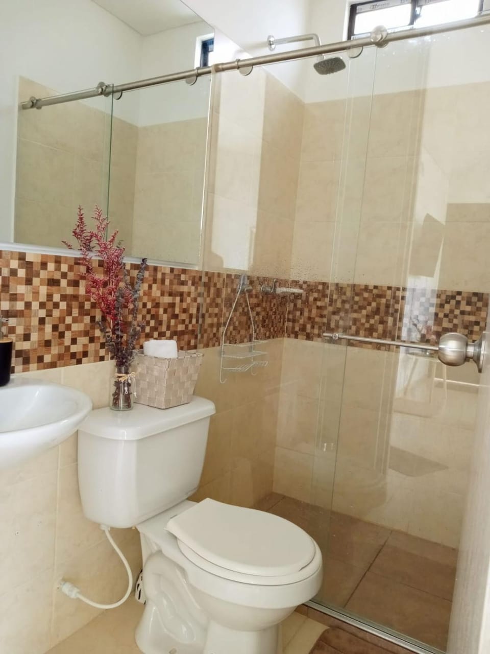 Shower, Bathroom, towels