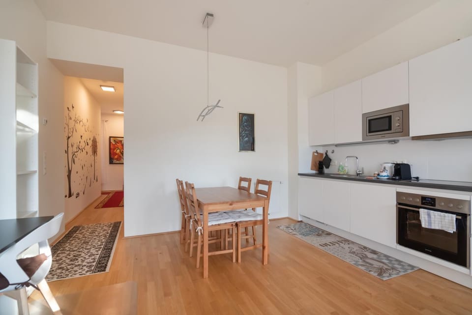 Living room, kitchen