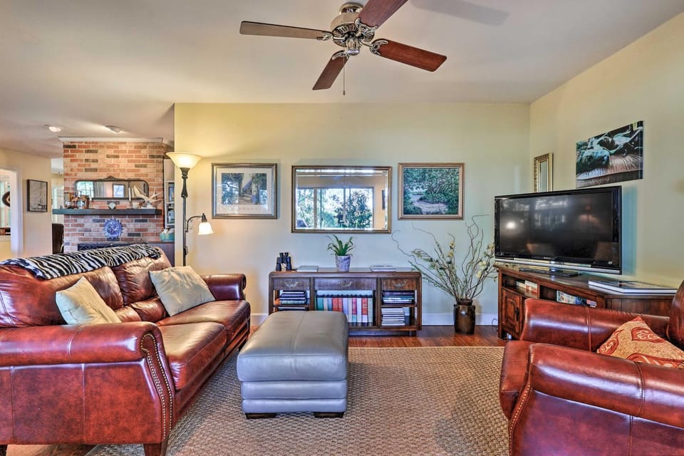Rustic Beaufort Home w/ Stunning Marsh Views! House in Beaufort
