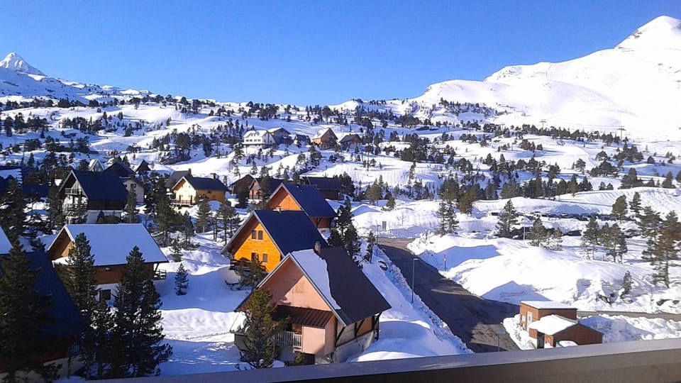 Winter, Skiing, Mountain view