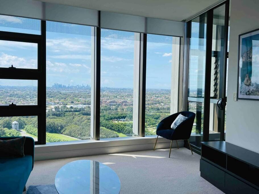 Panoramic City View 3bed2bath condo Wi-Fi Parking Apartment in Sydney