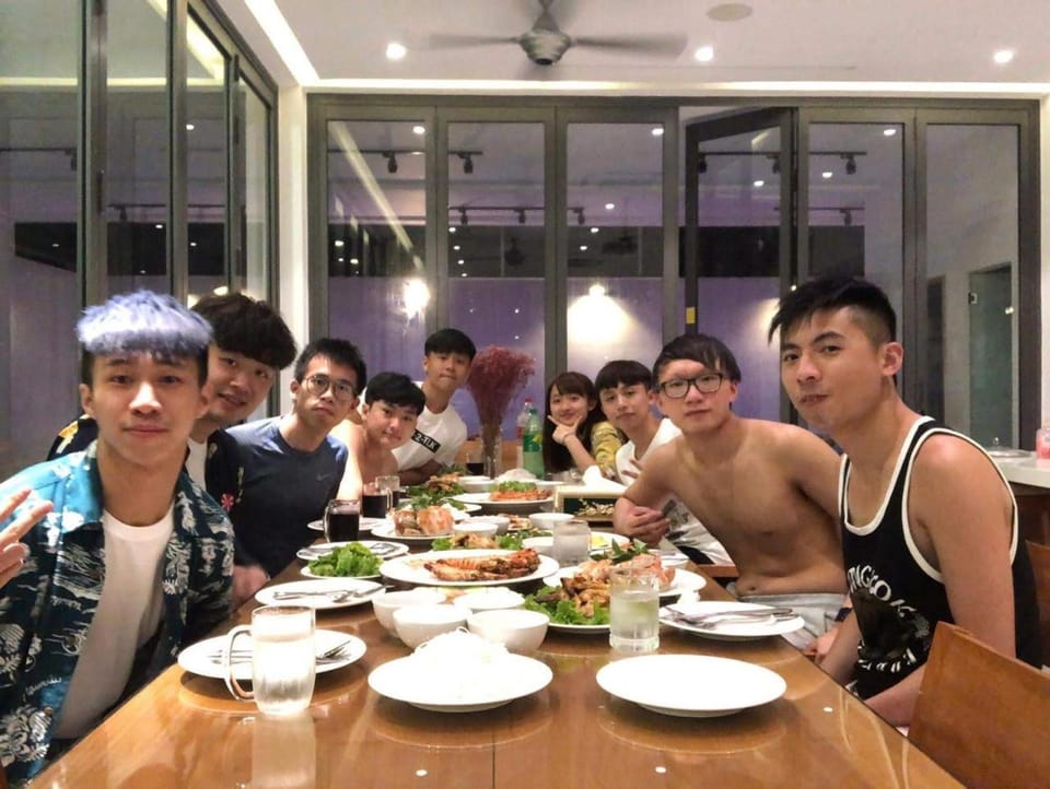 group of guests