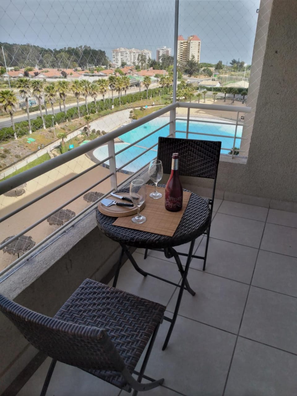 View (from property/room), Balcony/Terrace, Pool view