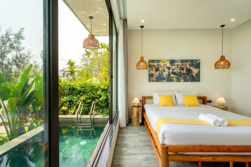 View (from property/room), Bedroom, Swimming pool