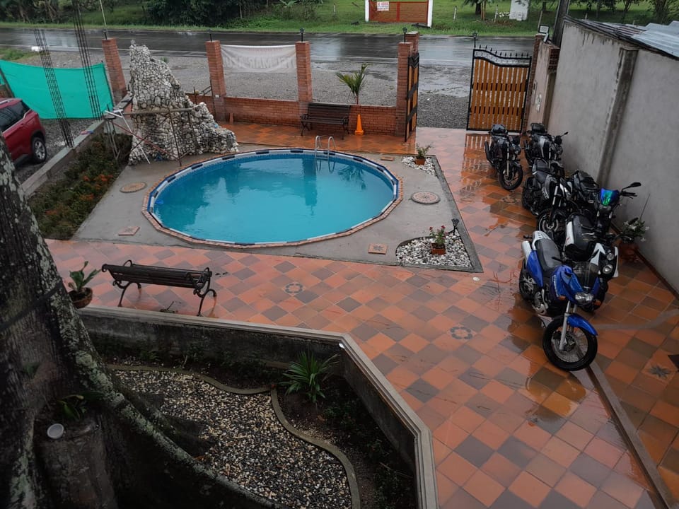 Property building, Pool view, Swimming pool