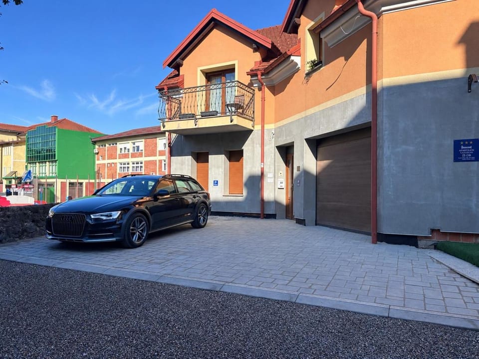 Property building, Day, Parking