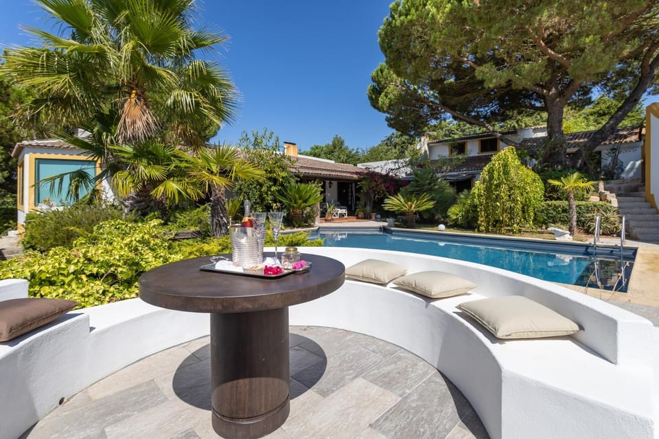 Patio, Pool view