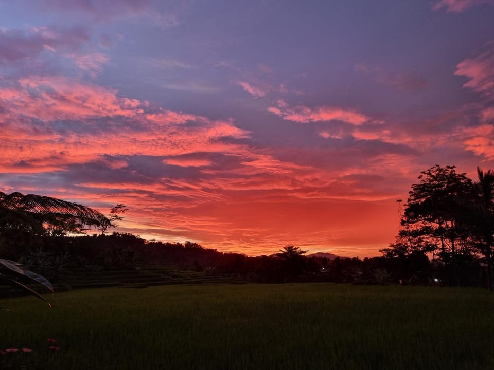 Natural landscape, Sunset