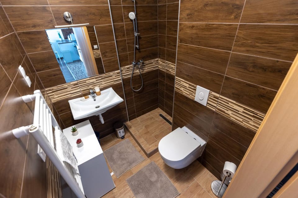 Toilet, Bathroom, towels