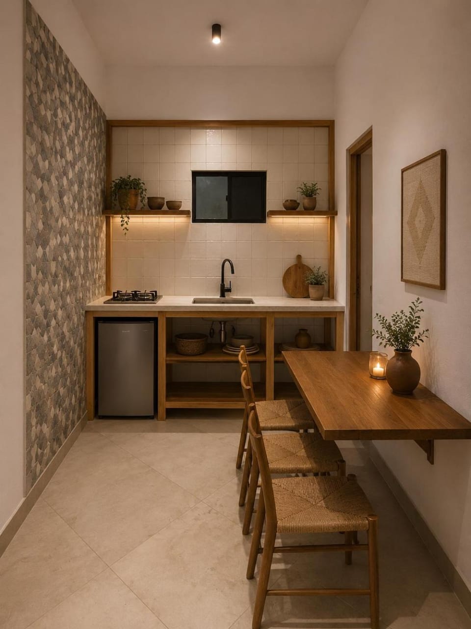 Kitchen or kitchenette, Dining area
