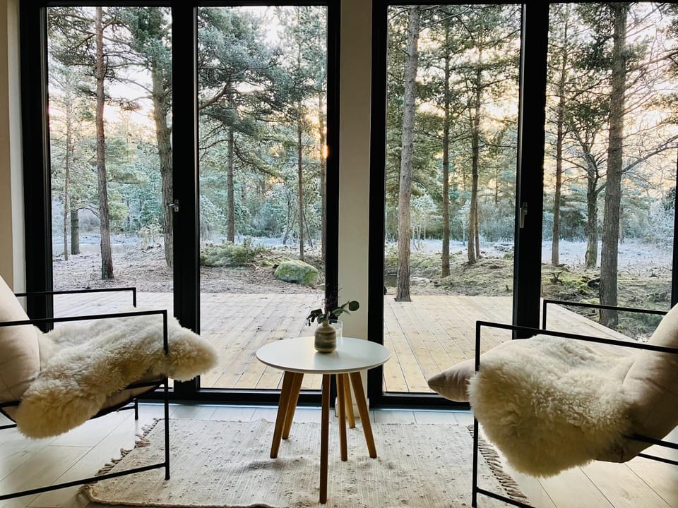 Natural landscape, Seating area, Garden view