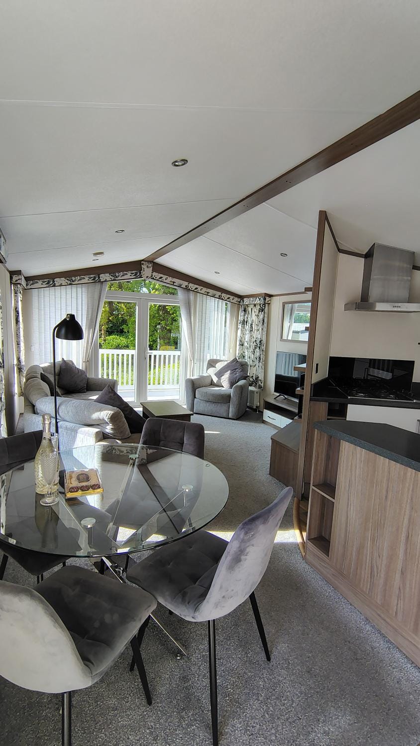 Family breaks at Rockley Park with Prosecco and a box of chocolates on arrival House in Poole