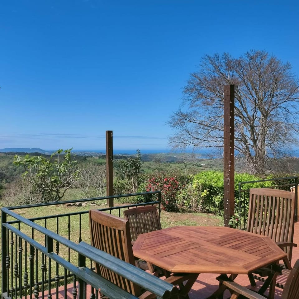 Patio, Natural landscape, Balcony/Terrace, Sea view