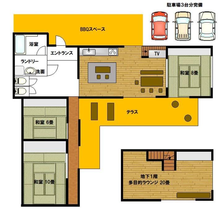 ペットと泊まれる4LDK貸別荘 BBQ可 満点の星空に囲まれた御用邸付近の非日常空間 駐車場3台 s01 House in Shizuoka Prefecture
