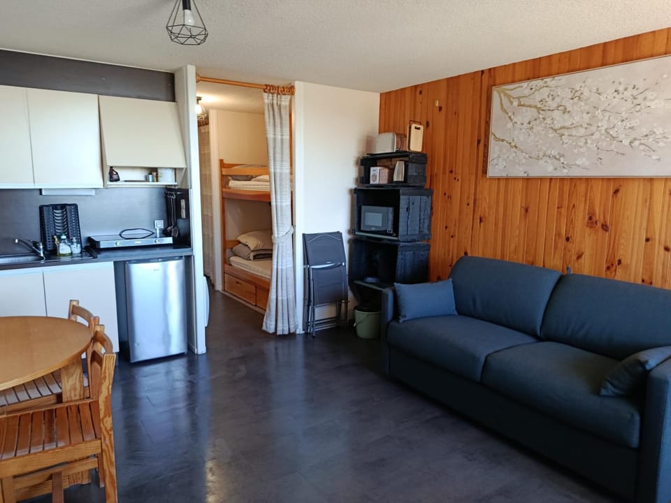 Appartement situé en plein centre à deux pas des pistes. Apartment in Besse-et-Saint-Anastaise