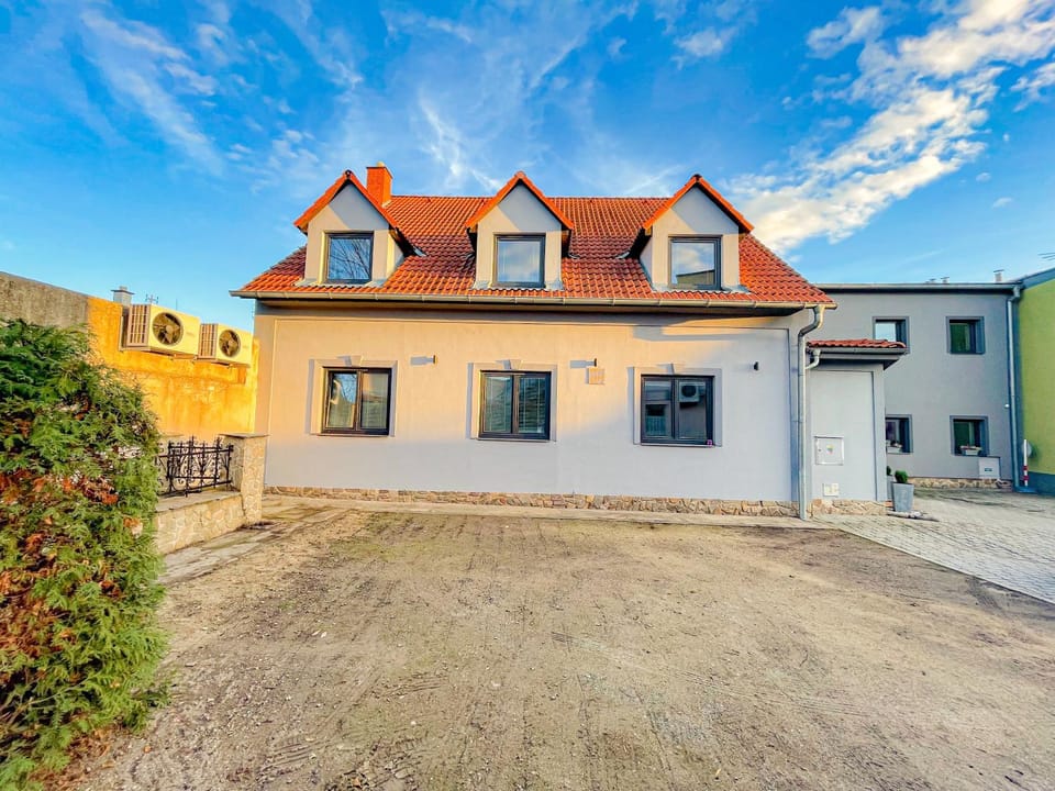Property building, Off site, Day, Parking
