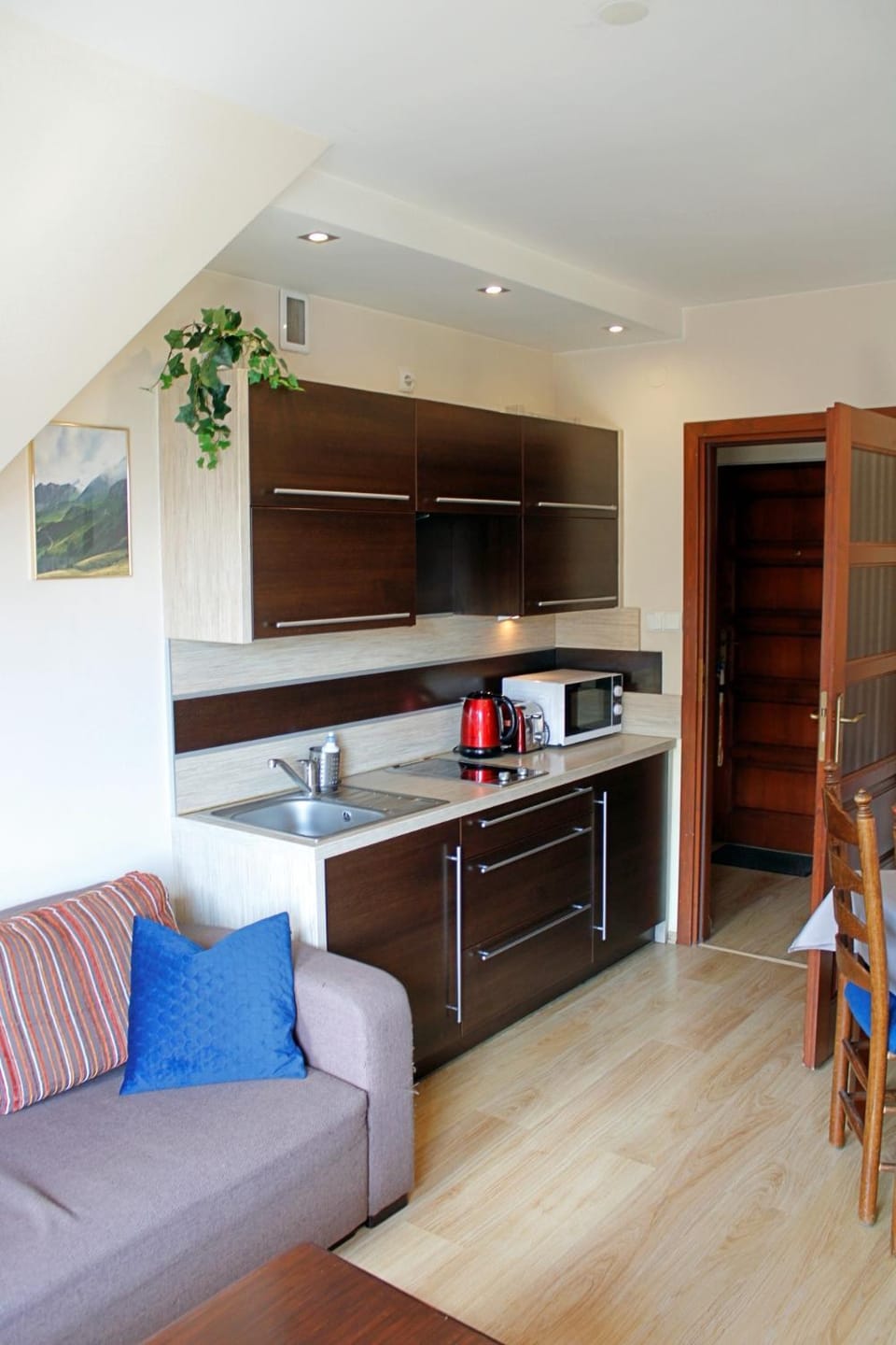Kitchen or kitchenette, Living room, kitchen