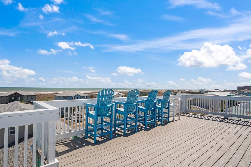 Patio, View (from property/room), Seating area, Beach, Sea view
