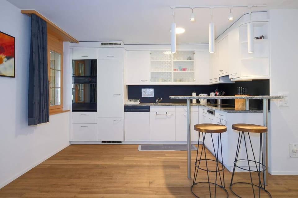 Kitchen or kitchenette, dishwasher, minibar