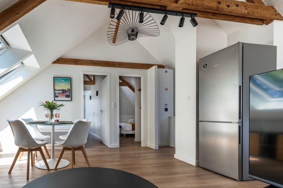 LOGODEN - Appartement TOUT CONFORT 2 Chambres, proximité gare, parking privé Apartment in Vannes