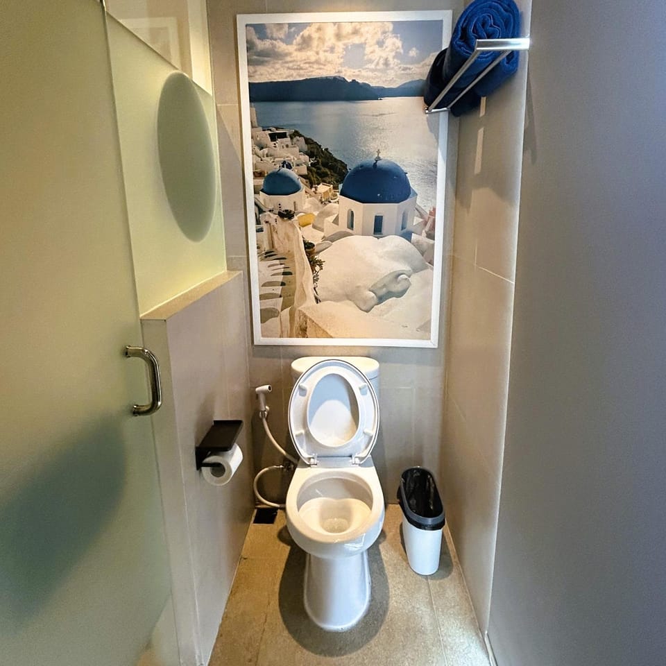Toilet, Bathroom, bidet, towels