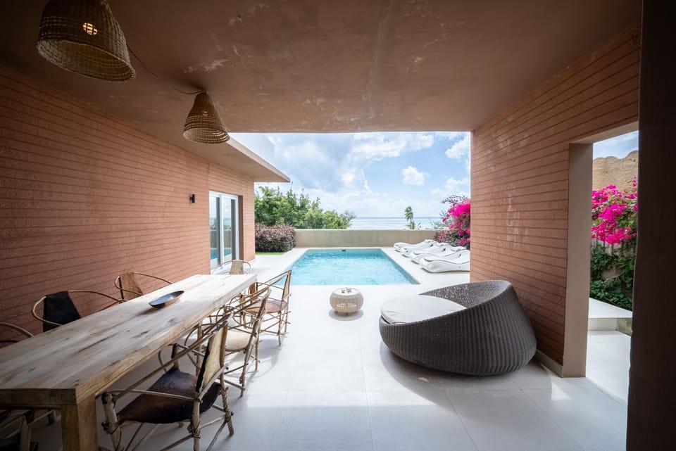 Patio, View (from property/room), Seating area, Dining area, Pool view, Swimming pool, sunbed
