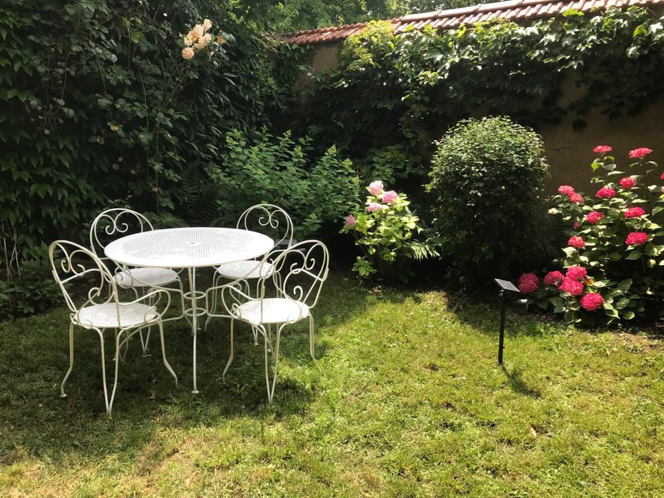 Patio, Spring, Garden view