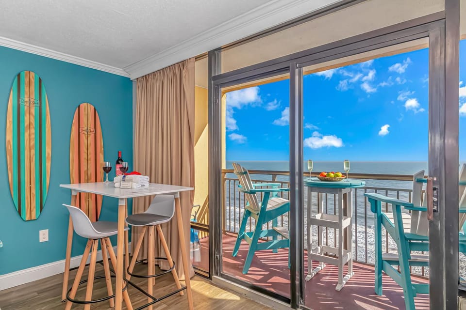 Immaculate Oceanfront King Suite! Completely Updated! - Caravelle Resort 1414 - Sleeps 2-3 Guests! House in Myrtle Beach
