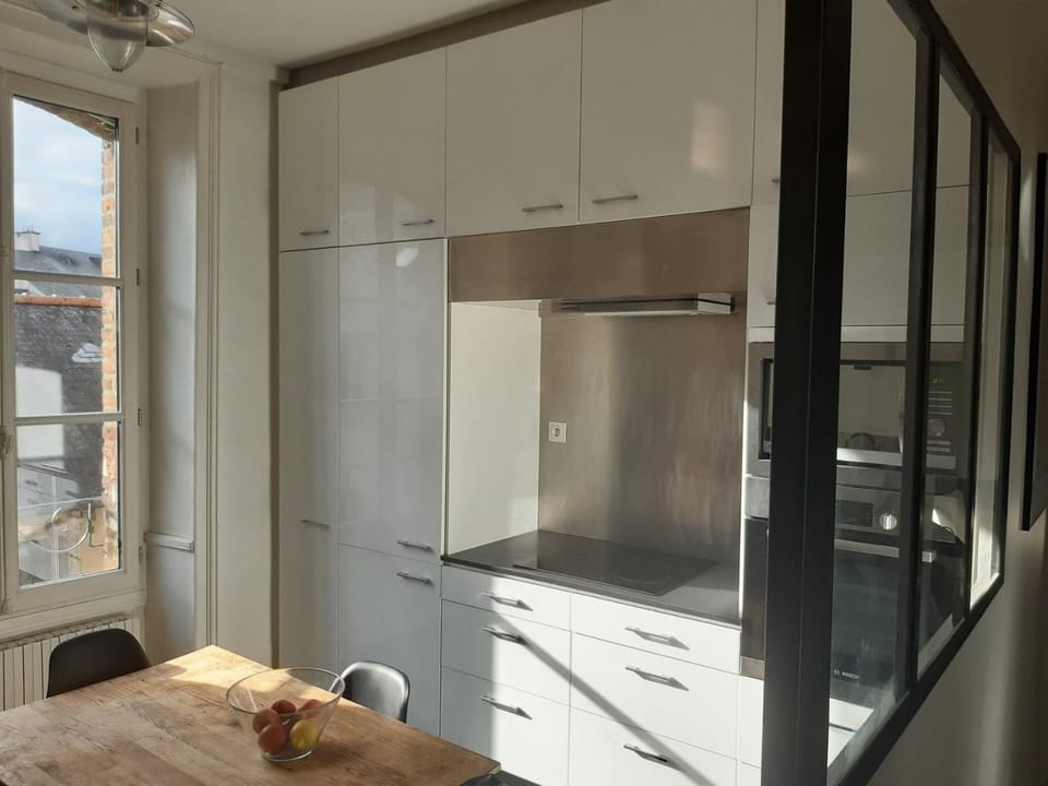Appart de charme 100 m2 centre ville Apartment in Rennes