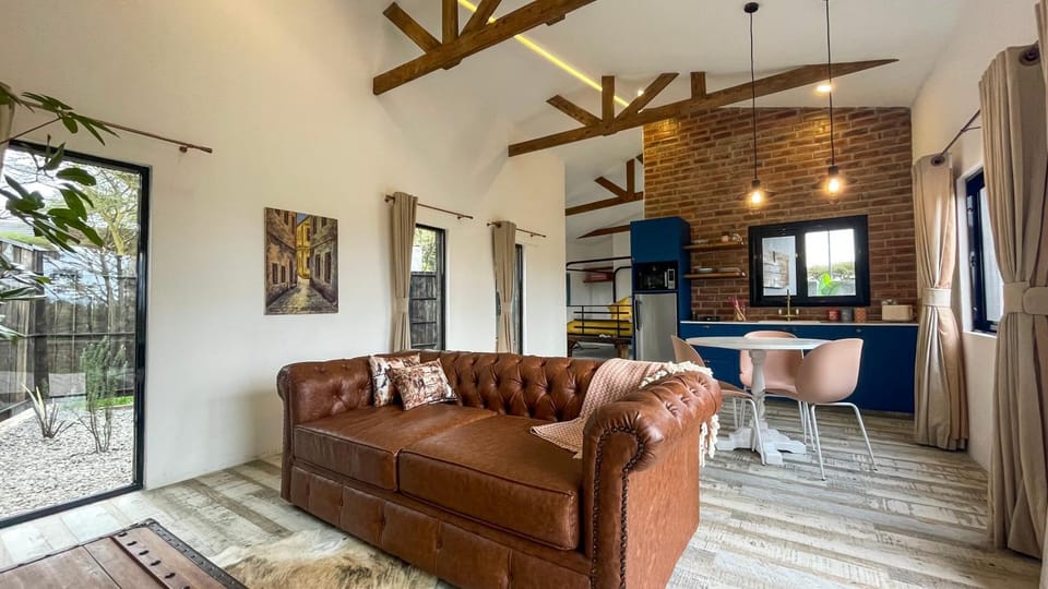 Living room, kitchen