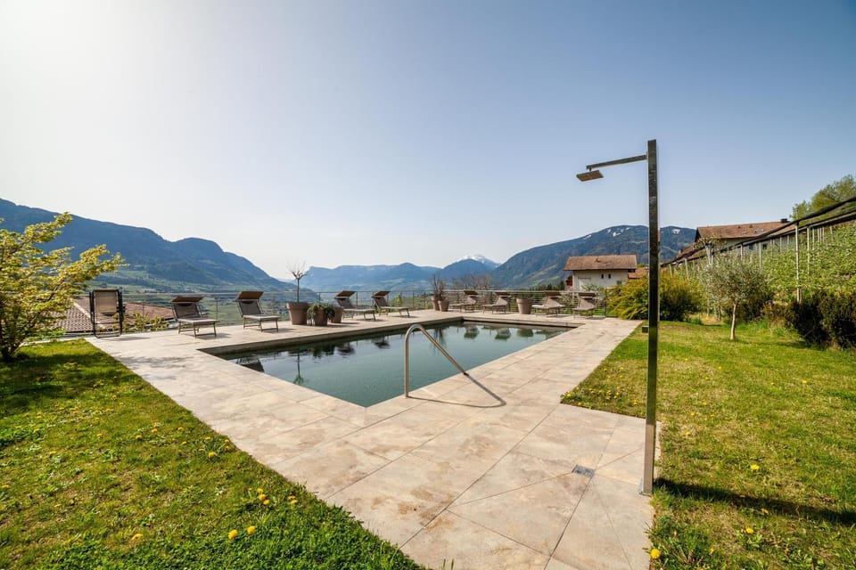 Property building, Living room, Swimming pool