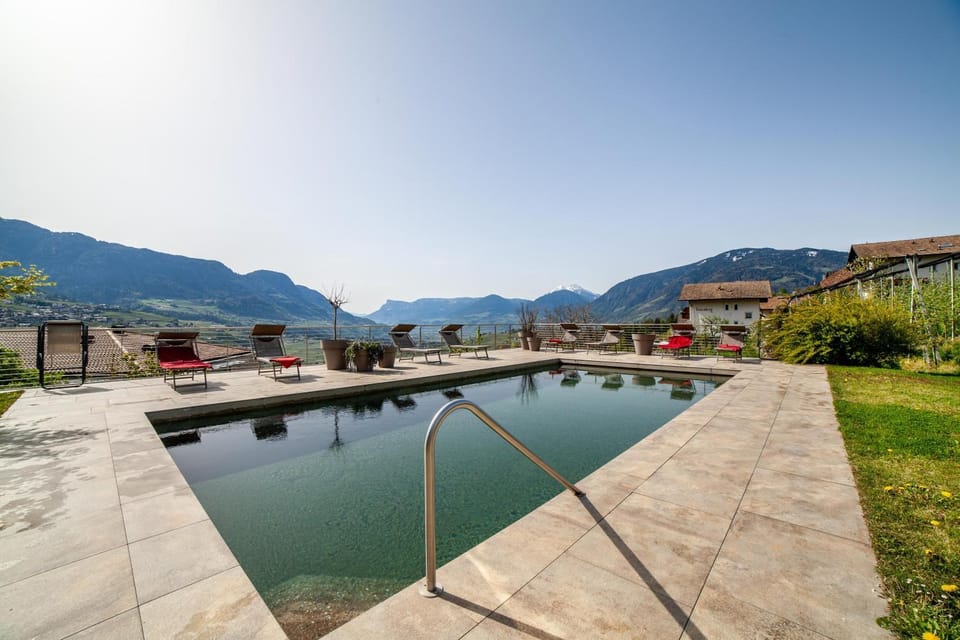 Property building, Living room, Swimming pool