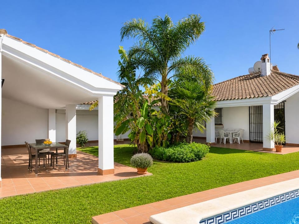 Property building, Garden, Garden view, Pool view, Swimming pool, sunbed