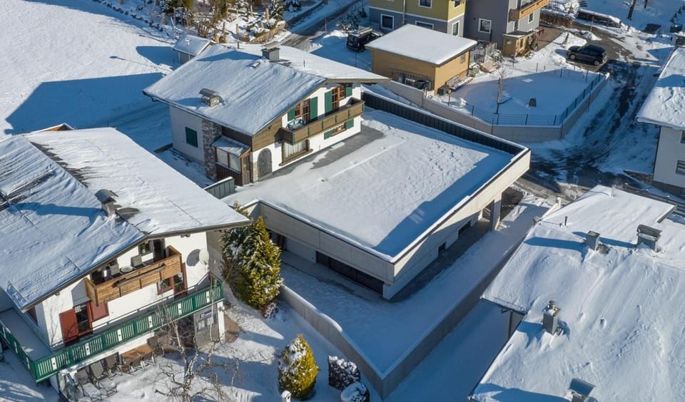 Property building, Day, Neighbourhood, Bird's eye view, Winter