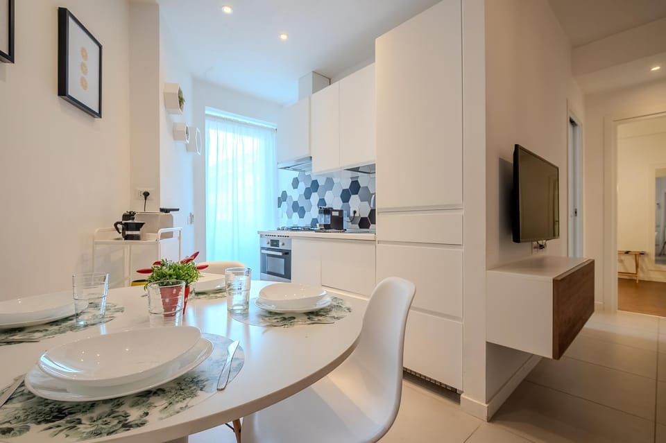 Living room, kitchen