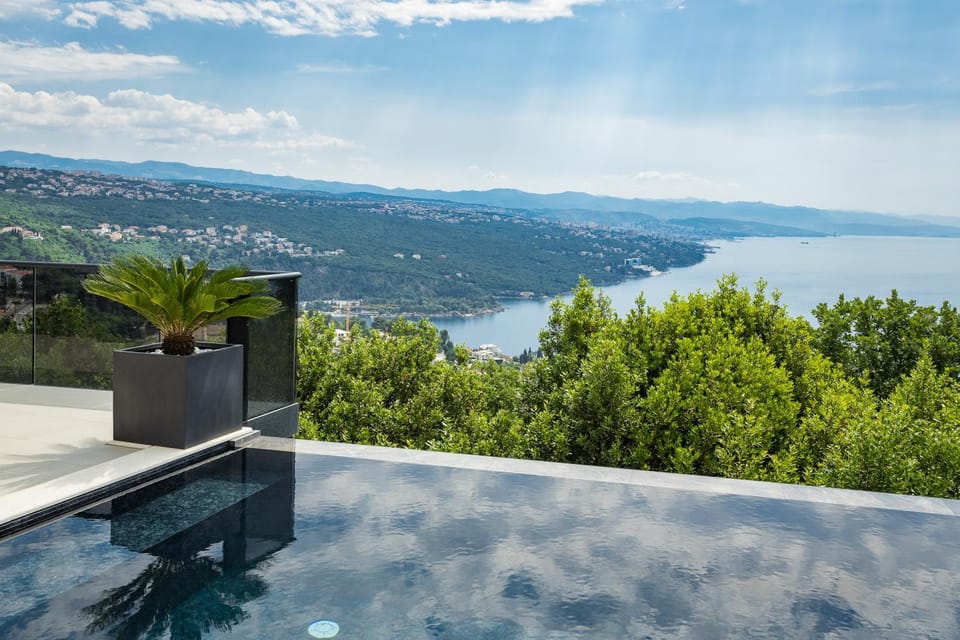 Day, Natural landscape, View (from property/room), Balcony/Terrace, Mountain view, Pool view, Sea view, Swimming pool