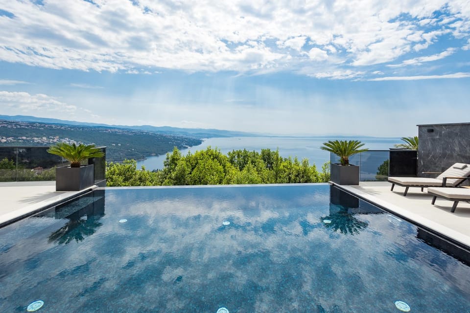 Patio, Day, Natural landscape, View (from property/room), Balcony/Terrace, Mountain view, Pool view, Sea view, Swimming pool, sunbed