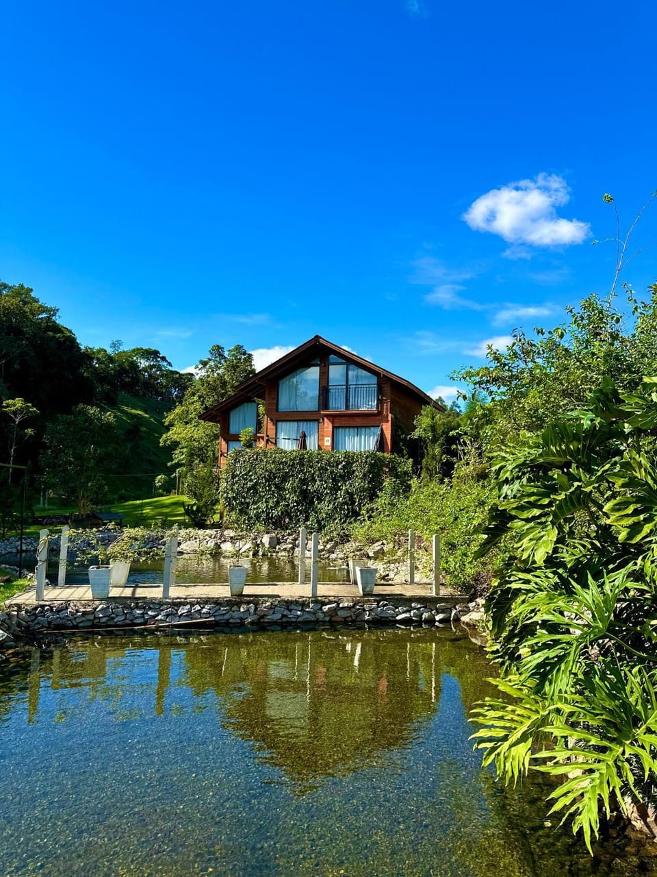 Spring, Natural landscape, Garden, Garden view, Lake view