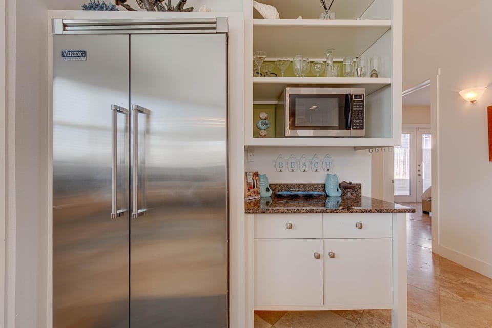 Kitchen or kitchenette, furniture, microwave