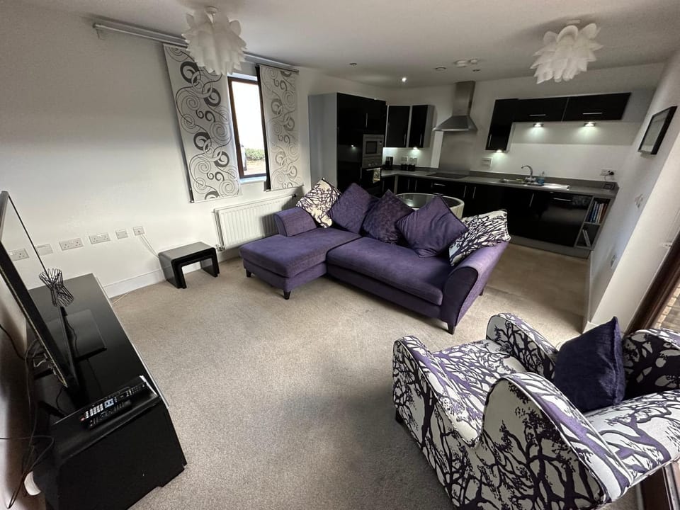 TV and multimedia, Kitchen or kitchenette, Living room, Photo of the whole room, Seating area, Dining area, Diving