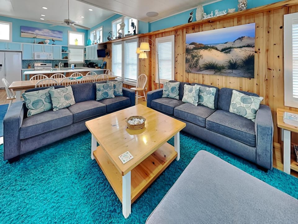 Kitchen or kitchenette, Living room, Seating area, furniture