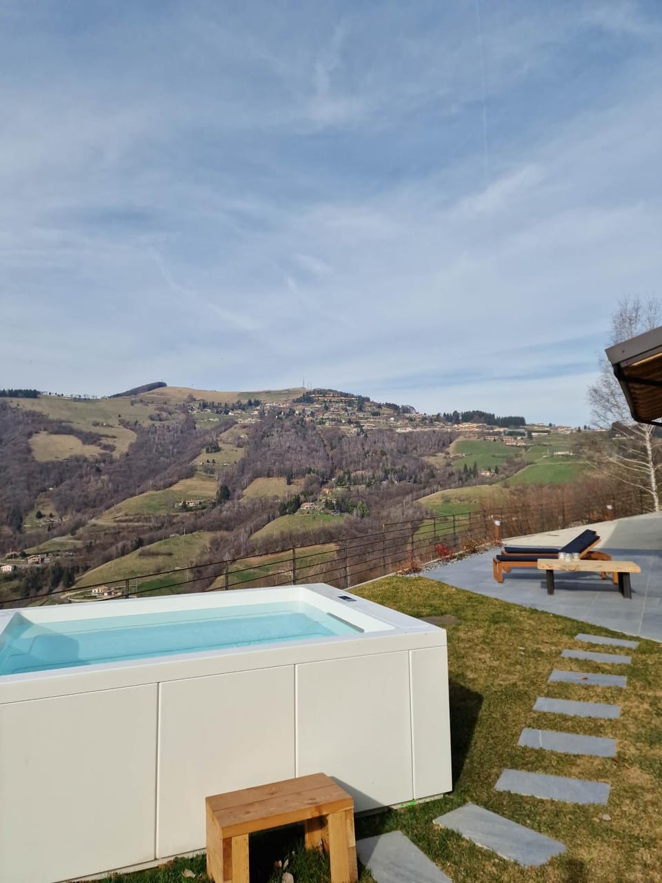 Property building, View (from property/room), Mountain view, Swimming pool