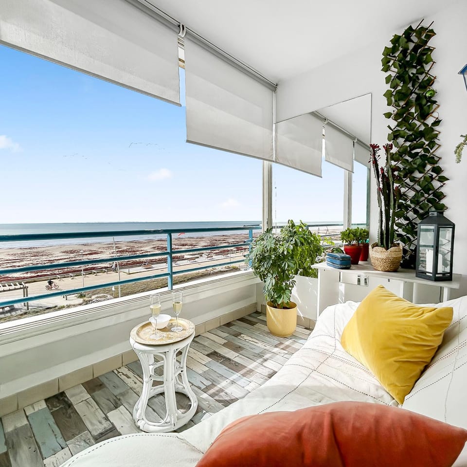 Vue mer panoramique, Loggia Salon, Parking Privé Apartment in Saint-Jean-de-Monts