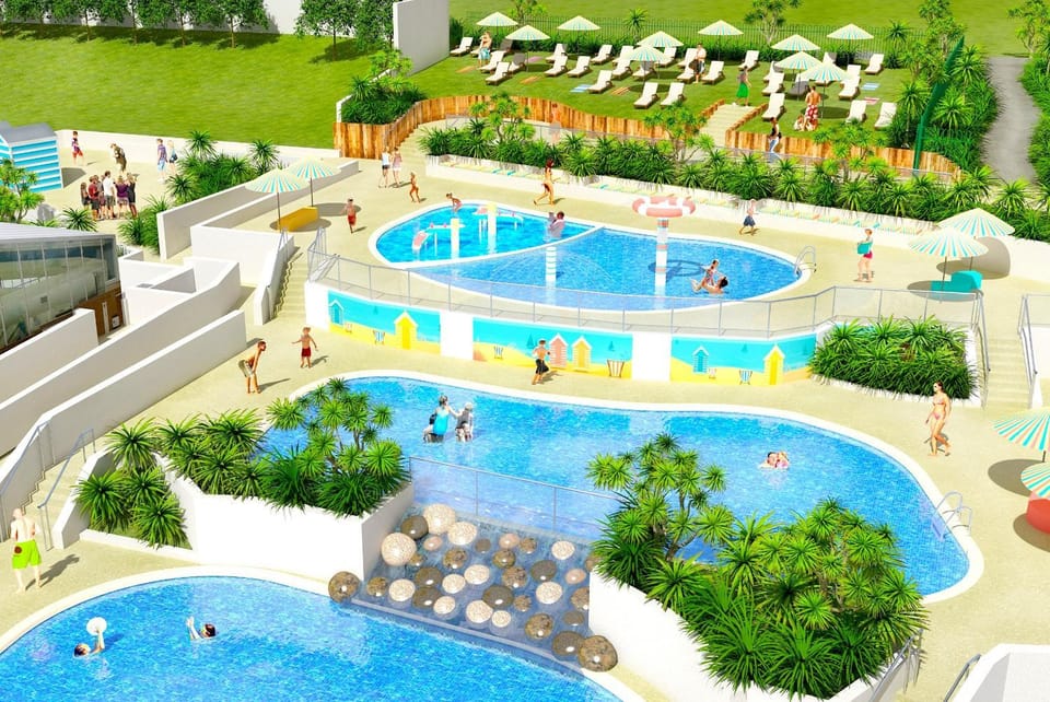 Aqua park, Pool view, Swimming pool