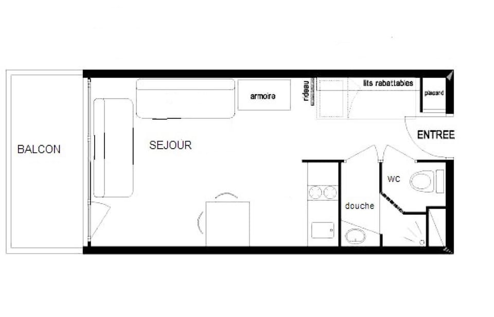 Le Bollin - Studio 4 personnes avec vue sur les pistes MAE-1294 Apartment in Tignes