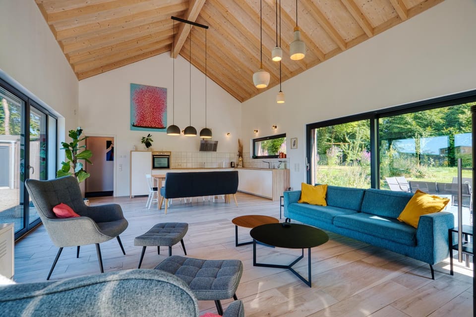 Living room, Garden view, Garden view, furniture, furniture, kitchen, kitchen